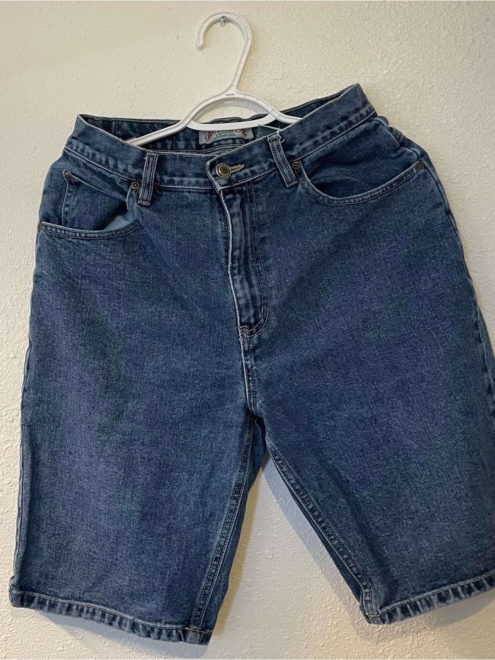 Classic Dark Blue Denim Shorts